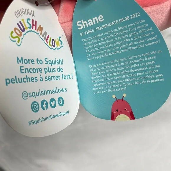 *RARE* Squishmallows Shane Grasshopper - Picture 6 of 13